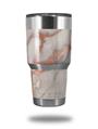 Skin Decal Wrap for Yeti Tumbler Rambler 30 oz Rose Gold Gilded Marble (TUMBLER NOT INCLUDED)