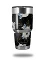 Skin Decal Wrap for Yeti Tumbler Rambler 30 oz Poppy Dark (TUMBLER NOT INCLUDED)