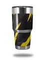 Skin Decal Wrap for Yeti Tumbler Rambler 30 oz Jagged Camo Yellow (TUMBLER NOT INCLUDED)