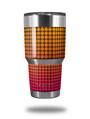 Skin Decal Wrap for Yeti Tumbler Rambler 30 oz Faded Dots Hot Pink Orange (TUMBLER NOT INCLUDED)