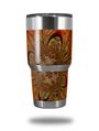 Skin Decal Wrap compatible with Yeti Tumbler Rambler 30 oz Flower Stone (TUMBLER NOT INCLUDED)
