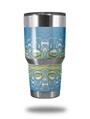 Skin Decal Wrap compatible with Yeti Tumbler Rambler 30 oz Organic Bubbles (TUMBLER NOT INCLUDED)