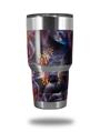 Skin Decal Wrap for Yeti Tumbler Rambler 30 oz Hyper Warp (TUMBLER NOT INCLUDED)