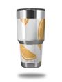 Skin Decal Wrap compatible with Yeti Tumbler Rambler 30 oz Oranges (TUMBLER NOT INCLUDED)