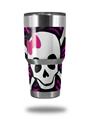 Skin Decal Wrap for Yeti Tumbler Rambler 30 oz Pink Zebra Skull (TUMBLER NOT INCLUDED)