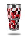 Skin Decal Wrap for Yeti Tumbler Rambler 30 oz Checkerboard Splatter (TUMBLER NOT INCLUDED)