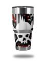 Skin Decal Wrap for Yeti Tumbler Rambler 30 oz Punk Rock Skull (TUMBLER NOT INCLUDED)