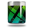 Skin Decal Wrap for Yeti Rambler Lowball - Rainbow Plaid