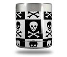 Skin Decal Wrap for Yeti Rambler Lowball - Skull Checkerboard