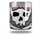 Skin Decal Wrap for Yeti Rambler Lowball - Princess Skull Purple