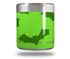 Skin Decal Wrap for Yeti Rambler Lowball - Deathrock Bats Green