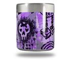 Skin Decal Wrap for Yeti Rambler Lowball - Scene Kid Sketches Purple