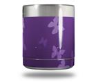 Skin Decal Wrap for Yeti Rambler Lowball - Bokeh Butterflies Purple