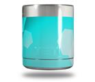 Skin Decal Wrap for Yeti Rambler Lowball - Bokeh Hex Neon Teal