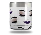 Skin Decal Wrap for Yeti Rambler Lowball - Face Dark Purple