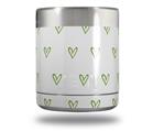 Skin Decal Wrap for Yeti Rambler Lowball - Hearts Green