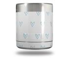 Skin Decal Wrap for Yeti Rambler Lowball - Hearts Light Blue