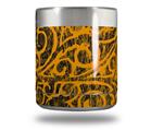 Skin Decal Wrap for Yeti Rambler Lowball - Folder Doodles Orange
