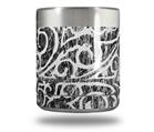 Skin Decal Wrap for Yeti Rambler Lowball - Folder Doodles White