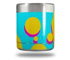 Skin Decal Wrap for Yeti Rambler Lowball - Drip Yellow Teal Pink