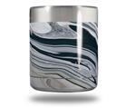 Skin Decal Wrap for Yeti Rambler Lowball - Blue Black Marble