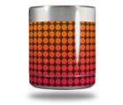 Skin Decal Wrap for Yeti Rambler Lowball - Faded Dots Hot Pink Orange