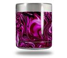 Skin Decal Wrap compatible with Yeti Rambler Lowball - Liquid Metal Chrome Hot Pink Fuchsia (YETI NOT INCLUDED)