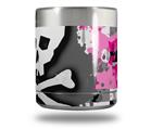 Skin Decal Wrap for Yeti Rambler Lowball - Girly Pink Bow Skull