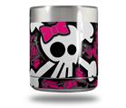 Skin Decal Wrap for Yeti Rambler Lowball - Girly Skull Bones