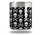 Skin Decal Wrap for Yeti Rambler Lowball - Skull and Crossbones Pattern