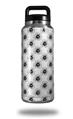 WraptorSkinz Skin Decal Wrap for Yeti Rambler Bottle 36oz Kearas Daisies Black on White  (YETI NOT INCLUDED)