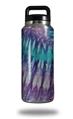 Skin Decal Wrap compatible with Yeti Rambler Bottle 36oz Tie Dye Purple Stripes (YETI NOT INCLUDED)