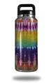 Skin Decal Wrap compatible with Yeti Rambler Bottle 36oz Tie Dye Purple Gears (YETI NOT INCLUDED)