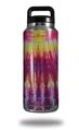 Skin Decal Wrap compatible with Yeti Rambler Bottle 36oz Tie Dye Rainbow Stripes (YETI NOT INCLUDED)