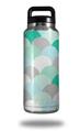 WraptorSkinz Skin Decal Wrap for Yeti Rambler Bottle 36oz Brushed Circles Seafoam  (YETI NOT INCLUDED)