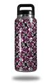 WraptorSkinz Skin Decal Wrap for Yeti Rambler Bottle 36oz Splatter Girly Skull Pink  (YETI NOT INCLUDED)