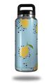 WraptorSkinz Skin Decal Wrap for Yeti Rambler Bottle 36oz Lemon Blue (YETI NOT INCLUDED)
