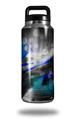 Skin Decal Wrap for Yeti Rambler Bottle 36oz ZaZa Blue (YETI NOT INCLUDED)