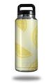 Skin Decal Wrap compatible with Yeti Rambler Bottle 36oz Lemons Yellow (YETI NOT INCLUDED)