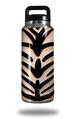 Skin Decal Wrap compatible with Yeti Rambler Bottle 36oz White Tiger (YETI NOT INCLUDED)