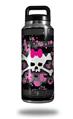 WraptorSkinz Skin Decal Wrap for Yeti Rambler Bottle 36oz Pink Bow Skull  (YETI NOT INCLUDED)