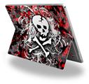 Skull Splatter - Decal Style Vinyl Skin (fits Microsoft Surface Pro 4)