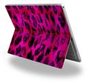 Pink Distressed Leopard - Decal Style Vinyl Skin (fits Microsoft Surface Pro 4)