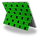 Criss Cross Green - Decal Style Vinyl Skin (fits Microsoft Surface Pro 4)