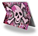Pink Skull - Decal Style Vinyl Skin (fits Microsoft Surface Pro 4)