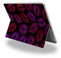 Red Pink And Black Lips - Decal Style Vinyl Skin fits Microsoft Surface Pro 4 (SURFACE NOT INCLUDED)