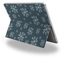 Winter Snow Dark Blue - Decal Style Vinyl Skin fits Microsoft Surface Pro 4 (SURFACE NOT INCLUDED)