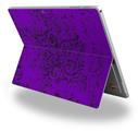 Folder Doodles Purple - Decal Style Vinyl Skin fits Microsoft Surface Pro 4 (SURFACE NOT INCLUDED)