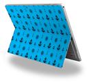 Nautical Anchors Away 02 Blue Medium - Decal Style Vinyl Skin fits Microsoft Surface Pro 4 (SURFACE NOT INCLUDED)