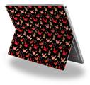 Crabs and Shells Black - Decal Style Vinyl Skin fits Microsoft Surface Pro 4 (SURFACE NOT INCLUDED)